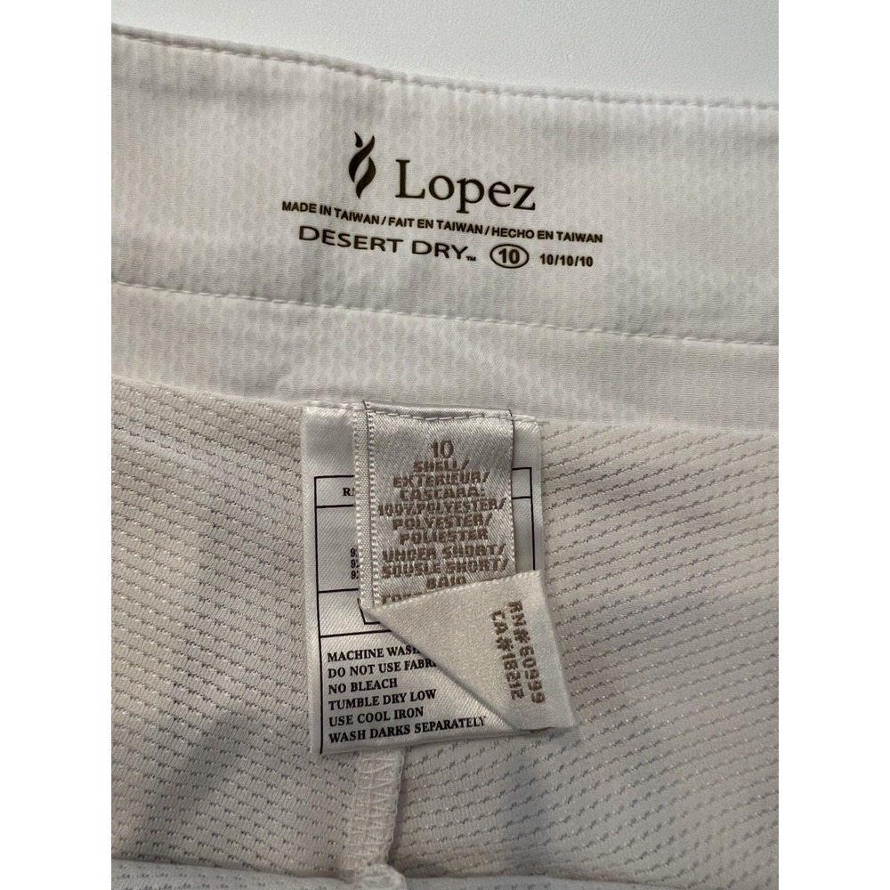 Nancy Lopez Tri Skort Womens Size 10 Golf‎ Blue White desert dry paisleu - Picture 4 of 6